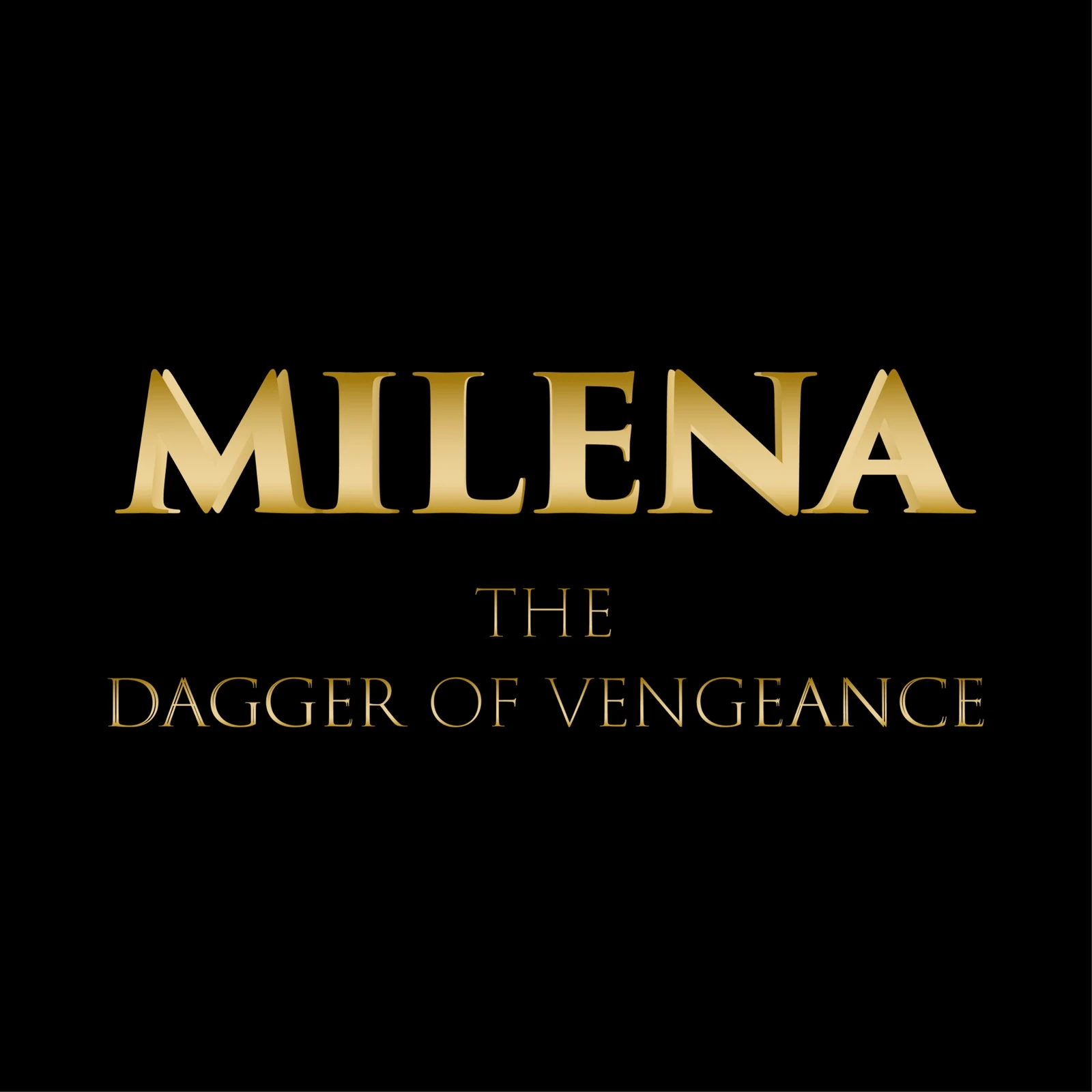 Milena house mark — Gold · Wordmark