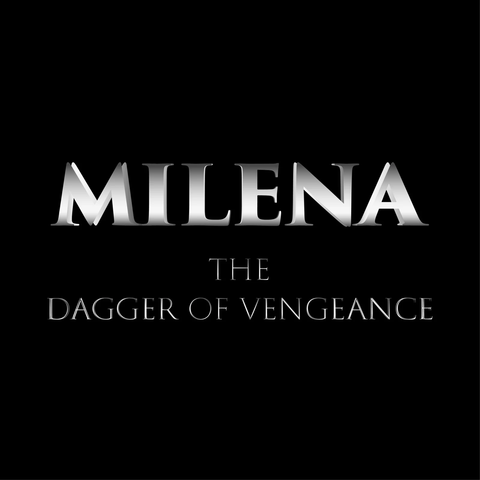 Milena house mark — Silver · Wordmark