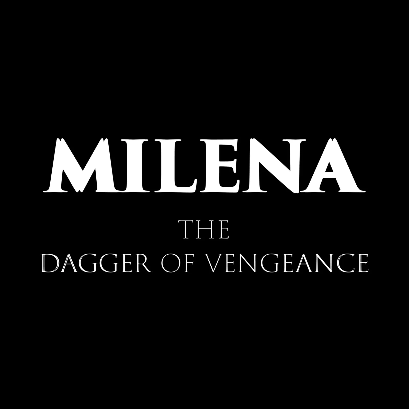 Milena house mark — White · Wordmark
